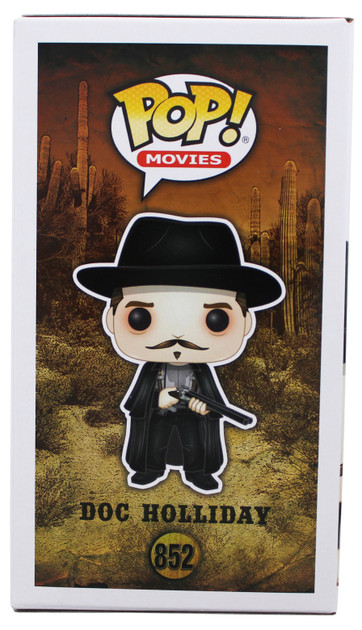 Val Kilmer Tombstone Signed Doc Holliday #852 Funko Pop Figure BAS #BU60486