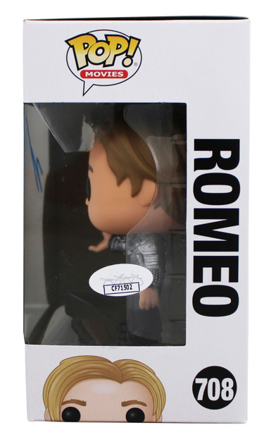 Leonardo DiCaprio Romeo & Juliet Signed #708 Funko Pop Vinyl Figure JSA #CF71502