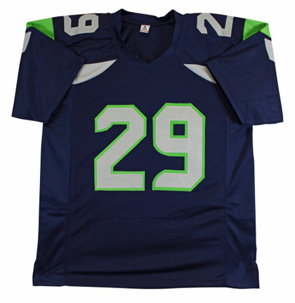 Earl Thomas Authentic Signed Navy Pro Style Jersey Autographed BAS Witnessed