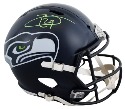 Seahawks Earl Thomas Signed Full Size Speed Rep Helmet W/ Case BAS Witnessed