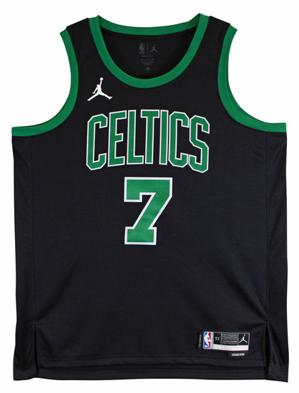 Celtics Jaylen Brown Signed Black Nike Jordan Brand Statement Ed Jersey BAS Wit