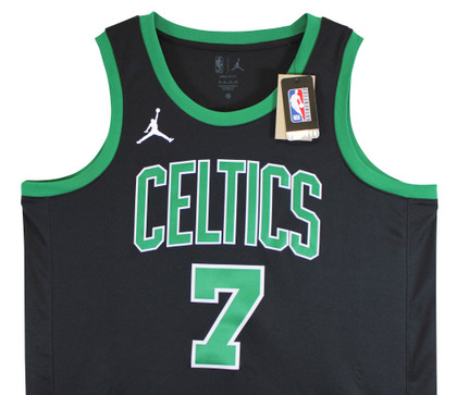 Celtics Jaylen Brown Signed Black Nike Jordan Brand Statement Ed Jersey BAS Wit