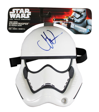 J.J. Abrams Signed Star Wars the Force Awakens Stormtrooper Mask PSA/DNA #Z30564