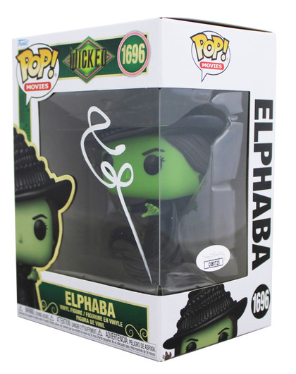 Cynthia Erivo Wicked Signed Elphaba #1696 Funko Pop Vinyl Figure JSA #CE80725