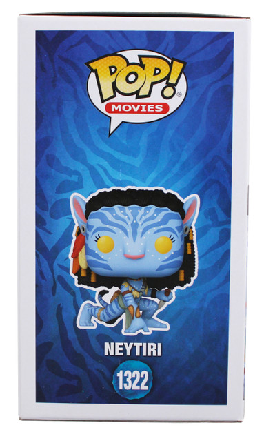 Zoe Saldana Avatar Signed Neytiri #1322 Funko Pop Vinyl Figure BAS #BR26002
