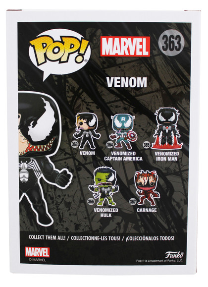 Tom Hardy Venom Authentic Signed Venom #363 Funko Pop Vinyl Figure