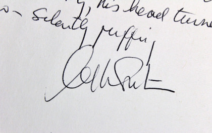 William Shatner Signed 7.25x10.5 1 Page Essay on Personal Letterhead BAS #A71925