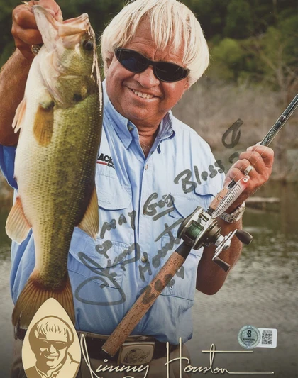 Jimmy Houston "May God Bless 2024" Authentic Signed 8x10 Photo BAS #BN73268