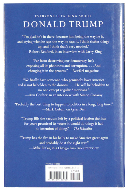 Donald J. Trump Authentic Signed Crippled America Hardcover Book LE JSA #ZZ07292