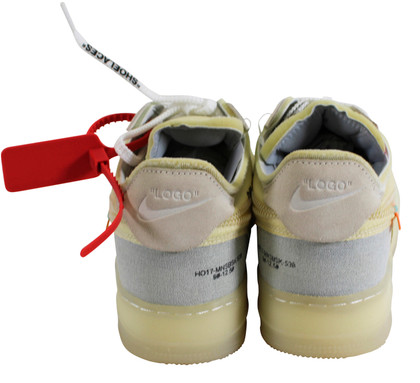 Virgil Abloh Signed 2017 Nike Off White Air Force 1 Low "The Ten" Shoes BAS LOA