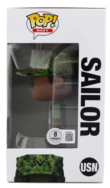 David Goggins Signed Sailor #USN Funko Pop Vinyl Figure w/ White Sig BAS