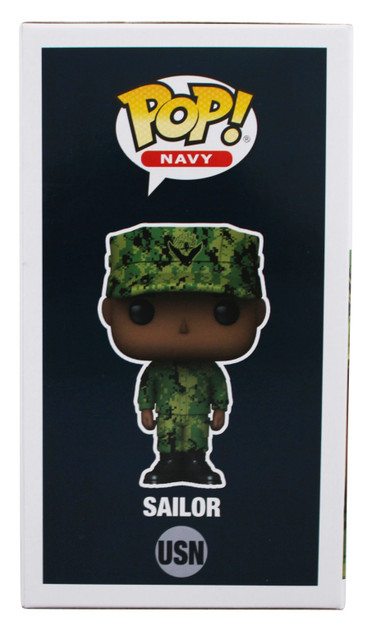 David Goggins Signed Sailor #USN Funko Pop Vinyl Figure w/ White Sig BAS