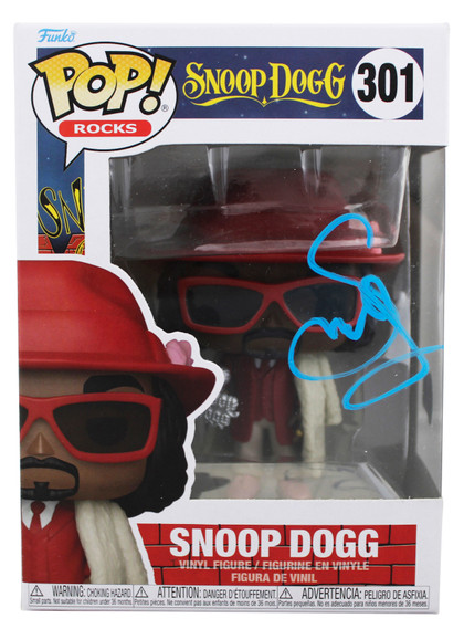 Snoop Dogg Authentic Signed Snoop Dogg #301 Funko Pop Vinyl Figure BAS #BS28289