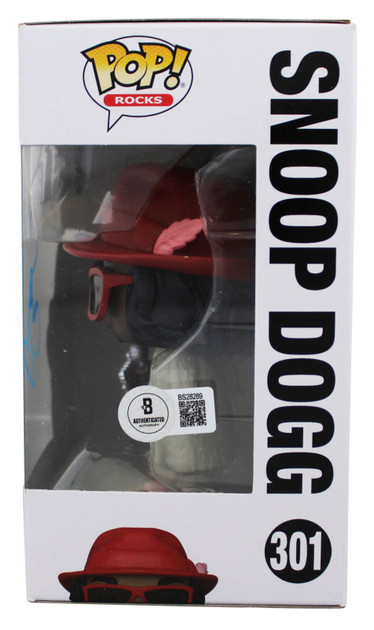 Snoop Dogg Authentic Signed Snoop Dogg #301 Funko Pop Vinyl Figure BAS #BS28289