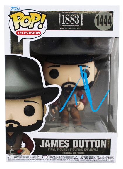 Tim McGraw 1883 Signed James Dutton #1444 Funko Pop Vinyl Figure BAS #BS28463