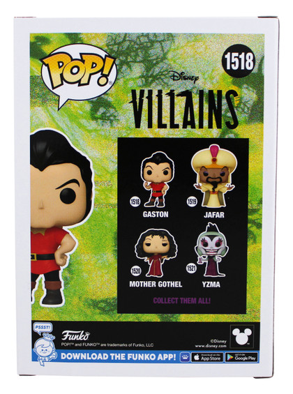 Richard White Beauty and the Beast "Gaston" Signed #1518 Funko Pop Figure BAS