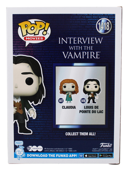 Brad Pitt Interview with the Vampire Signed #1418 Funko Pop Vinyl Figure BAS