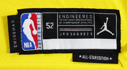 Shai Gilgeous-Alexander Signed Yellow ASG Jordan Swingman Jersey BAS #BQ67773