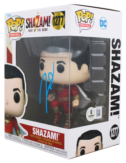 Zachary Levi Authentic Signed Shazam! #1277 Funko Pop Vinyl Figure BAS #BQ57800