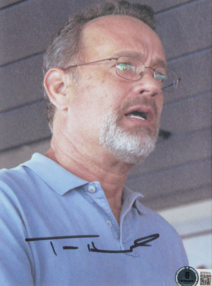 Tom Hanks Captain Phillips Authentic Signed Framed Display Autographed BAS