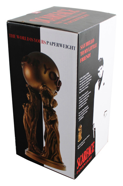 Al Pacino Signed 12" Scarface The World Is Yours  Statue BAS #BR24651