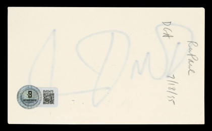 RuPaul RuPaul's Drag Race Authentic Signed 3x5 Index Card BAS #BV03475