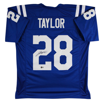 Jonathan Taylor Authentic Signed Blue Pro Style Jersey Autographed BAS Witnessed