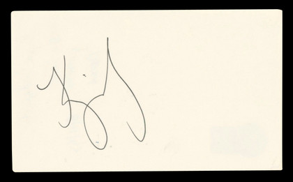 Kyra Sedgwick The Closer Authentic Signed 3x5 Index Card BAS #BV00150