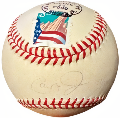 Cal Ripken, Jr Signed Rawlings Official Roal American League Baseball April 15, 2000 Postal Marked Stamp /3000 Imperfect  Goldin