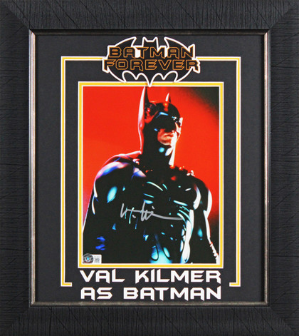 Val Kilmer Batman Forever Authentic Signed 8x10 Framed Photo Autographed BAS