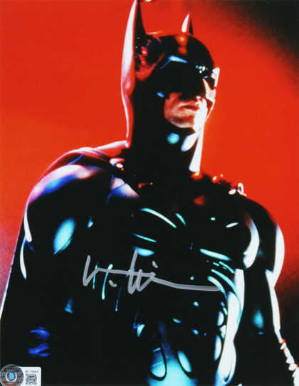 Val Kilmer Batman Forever Authentic Signed 8x10 Framed Photo Autographed BAS