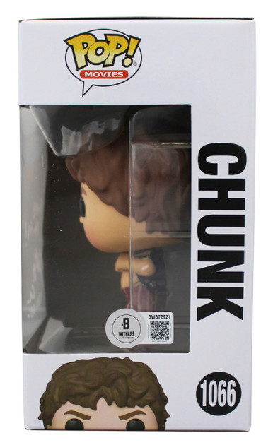 Jeff Cohen The Goonies "2x Insc" Signed Chunk #1066 Funko Pop Vinyl Figure BAS W Version 1