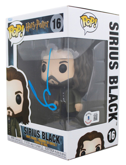 Gary Oldman Harry Potter Signed Sirius Black #16 Funko Pop Figure BAS #BL27032