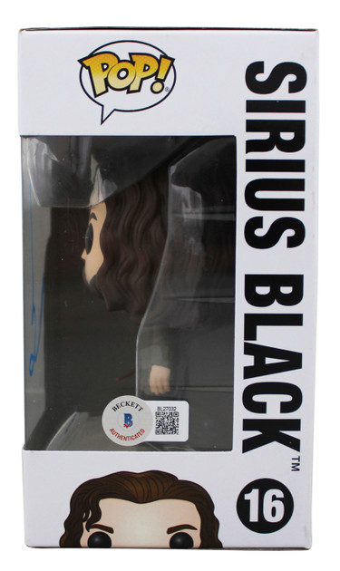 Gary Oldman Harry Potter Signed Sirius Black #16 Funko Pop Figure BAS #BL27032