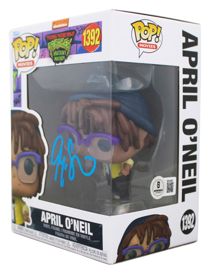 Ayo Edebiri TMNT Signed April O'Neil #1392 Funko Pop Vinyl Figure BAS #BR40961