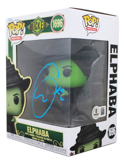 Cynthia Erivo Wicked Signed Elphaba #1696 Funko Pop Vinyl Figure BAS #BR39069