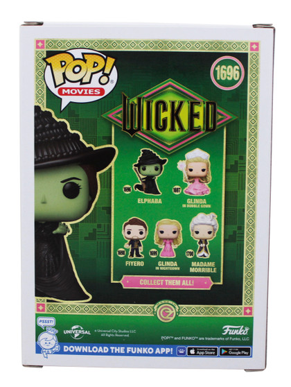 Cynthia Erivo Wicked Signed Elphaba #1696 Funko Pop Vinyl Figure BAS #BR39069