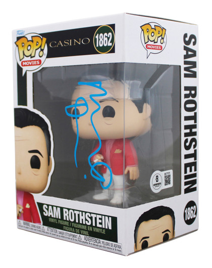 Robert DeNiro Casino Signed Sam Rothstein #1862 Funko Pop Figure BAS #BS77075