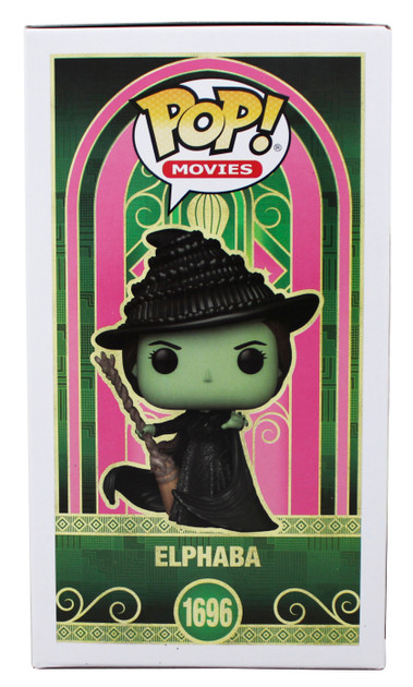 Idina Menzel Wicked Authentic Signed Elphaba #1696 Funko Pop Vinyl Figure BAS Version 1