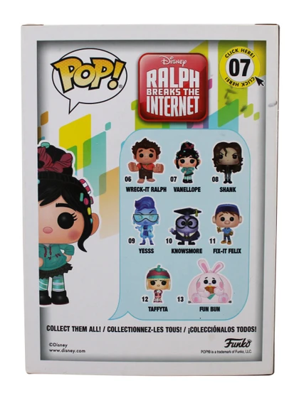 Sarah Silverman Wreck It Ralph Signed #07 Funko Pop Vinyl Figure JSA #AV65358