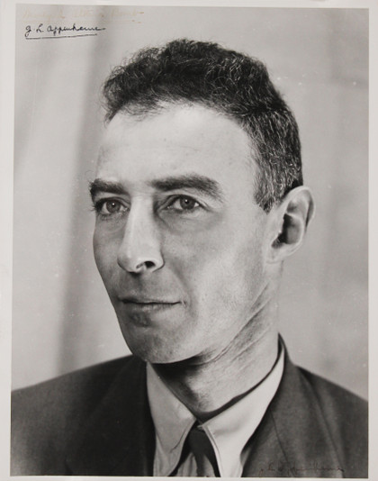 J. Robert Oppenheimer Authentic Signed 8x10 Black & White Photo JSA #ZZ36160
