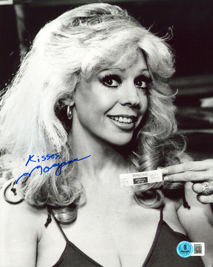 Morganna Roberts "Kisses" Authentic Signed 8x10 Vertical Photo BAS #BU55253
