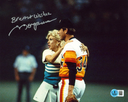 Morganna Roberts "Breast Wishes" Authentic Signed 8x10 Photo BAS #BU55254