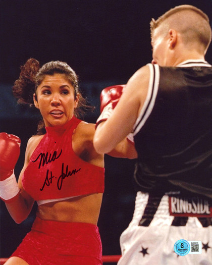 Mia St. John Authentic Signed 8x10 Vertical Photo Autographed BAS #BU55313