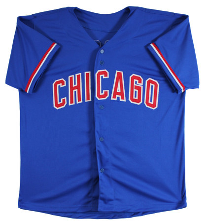 Sammy Sosa Authentic Signed Blue Pro Style Jersey Autographed BAS Witnessed 2