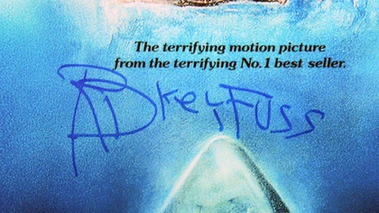 Richard Dreyfuss Jaws Signed 12x18 Mini Movie Poster Photo BAS #BV25100 Richard Dreyfuss