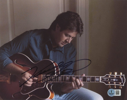 Vince Gill Country Musician Authentic Signed 8x10 Horizontal Photo BAS 3