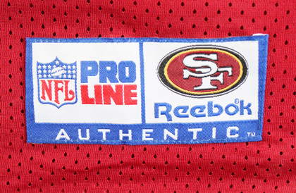 49ers Jerry Rice Authentic Signed Red Reebok NFL Proline Jersey BAS #BU55011