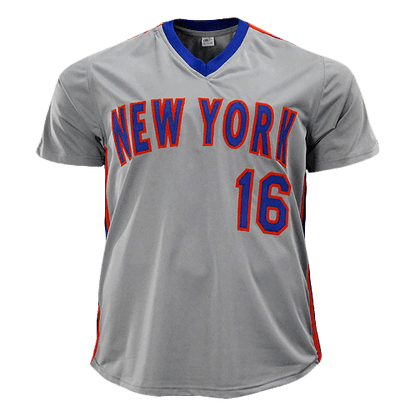 Dwight Gooden Signed New York Pro Edition Grey Baseball Jersey (JSA)