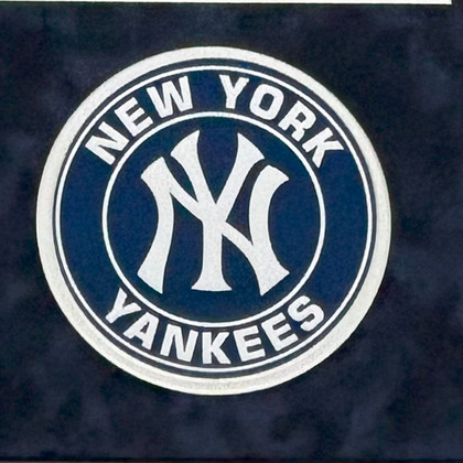 Joe Girardi Signed New York Grey Custom Suede Matte Framed Baseball Jersey (JSA)